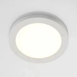 Prios LED plafondlamp Aureka, set van 2, sensor, Ø 23 cm, wit