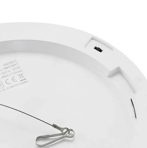 Prios LED plafondlamp Aureka, set van 2, sensor, Ø 23 cm, wit