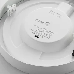 Prios LED plafondlamp Edwina, wit, 23 cm, CCT, IP44