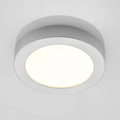 Prios LED plafondlamp Edwina, zilver, 23 cm, set van 10