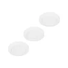 Prios LED plafondlamp Edwina, wit, 23 cm, set van 3