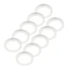 Prios LED plafondlamp Edwina, wit, 25 cm, set van 10