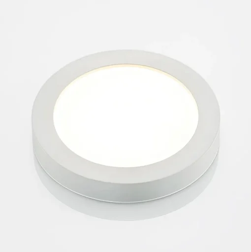 Prios LED plafondlamp Edwina, wit, 25 cm, set van 10
