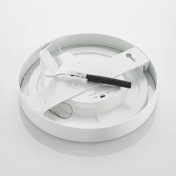 Prios LED plafondlamp Edwina, wit, 25 cm, set van 10