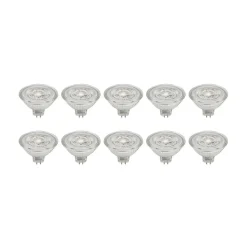 Prios LED reflectorlamp GU5.3 4.9W 500lm 36° helder 830 set van 10