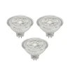 Prios LED reflectorlamp GU5.3 4.9W 500lm 36° helder 840 set van 3