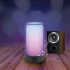 Prios LED tafellamp Valtari, wit, hoogte 19 cm, RGB