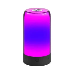 Prios LED tafellamp Valtari, wit, hoogte 19 cm, RGB