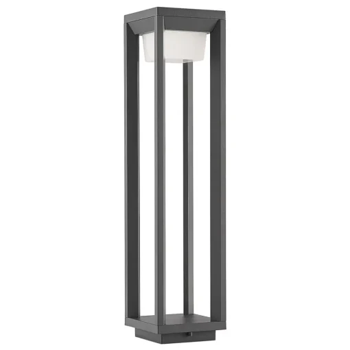 Prios LED tuinpadverlichting Gamion, 60 cm, antraciet, metaal, IP54