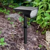 Prios LED zonnespot Helier, 49 cm, zwart, grondspies