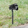 Prios LED-zonneschijnwerper Birko, hoogte 56 cm, zwart, grondspies