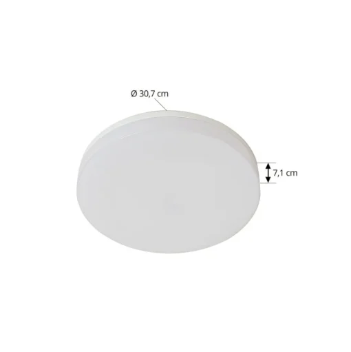 Prios Wynion LED plafondlamp CCT DIP-schakelaar 30cm