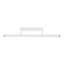 Prios Yuela LED plafondlamp, DALI, 100 cm, zilver