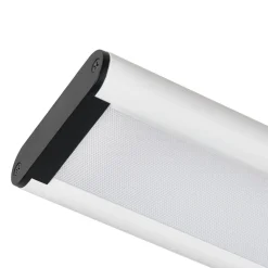 Prios Yuela LED plafondlamp, DALI, 100 cm, zilver