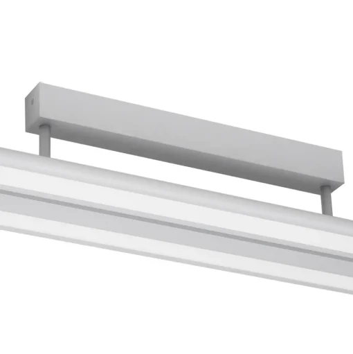 Prios Yuela LED plafondlamp, DALI, 120 cm, wit
