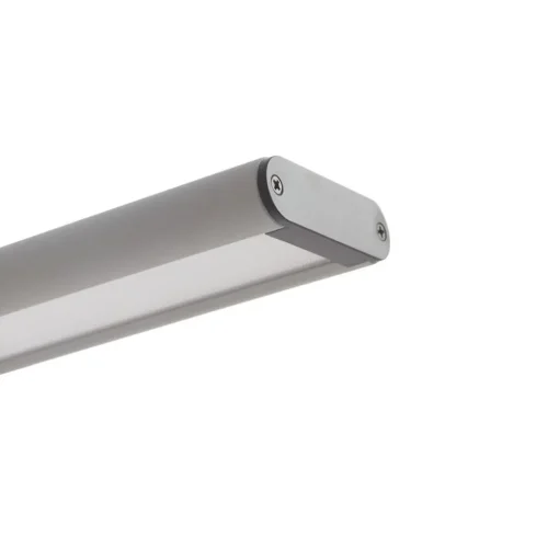 Prios Zyair LED kantoor hanglamp zilver DALI