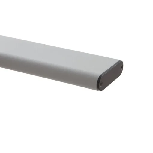 Prios Zyair LED kantoor hanglamp zilver DALI