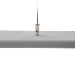 Prios Zyair LED kantoor hanglamp zilver DALI