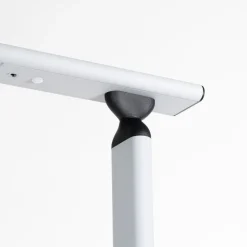 Prios Zyair LED kantoor vloerlamp, zilver 108,4 cm