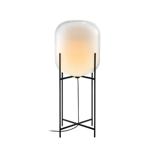 pulpo vloerlamp Oda In Between, wit/zwart, hoogte 111 cm