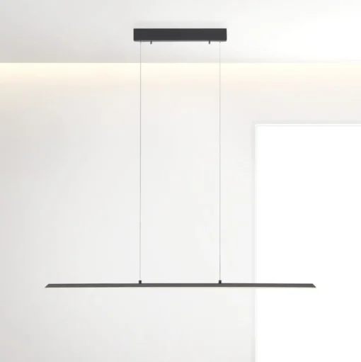 PURE LED hanglamp Lite, antraciet, 100 cm, CCT, dimbaar