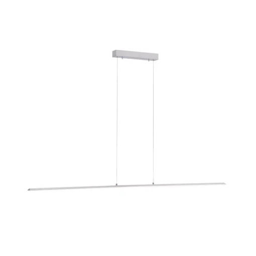 PURE LED hanglamp Lite, zilver, 160 cm, CCT, dimbaar