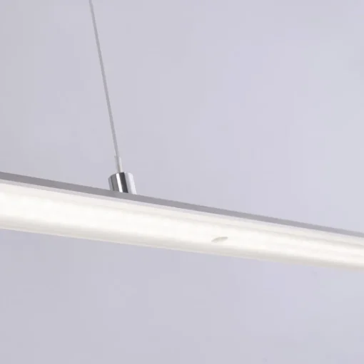 PURE LED hanglamp Lite, zilver, 160 cm, CCT, dimbaar