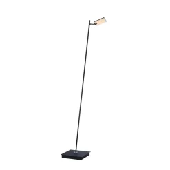 Pure Mira LED vloerlamp, afstandsbediening, zwart