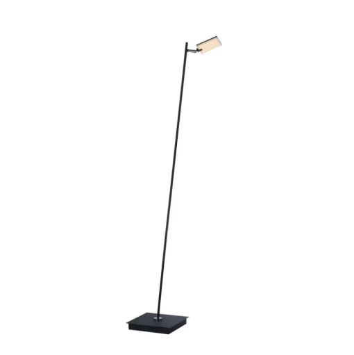 Pure Mira LED vloerlamp, afstandsbediening, zwart