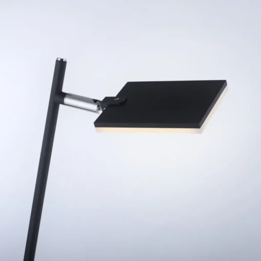 Pure Mira LED vloerlamp, afstandsbediening, zwart