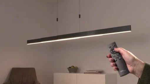 Pure Moto LED hanglamp met dimmer, grijs