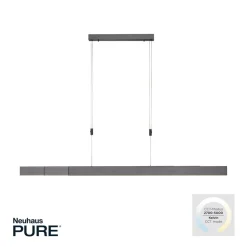Pure Moto LED hanglamp met dimmer, grijs