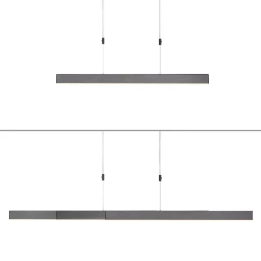 Pure Moto LED hanglamp met dimmer, grijs