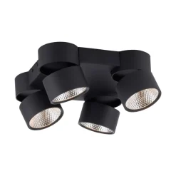 Pure Nola LED plafondlamp 4-lamps zwart