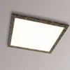 Quitani Aurinor LED paneel, goudkleurig gepatineerd, 68 cm