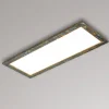 Quitani Aurinor LED paneel, goudkleurig gepatineerd, 86 cm
