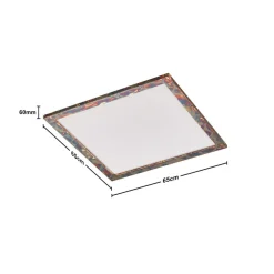 Quitani Aurinor LED paneel, goudkleurig, 68 cm