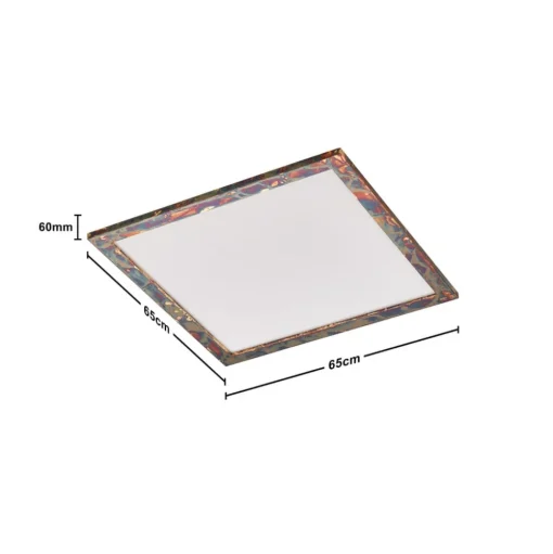 Quitani Aurinor LED paneel, goudkleurig, 68 cm