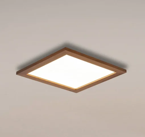 Quitani Aurinor LED paneel, walnoot, 45 cm