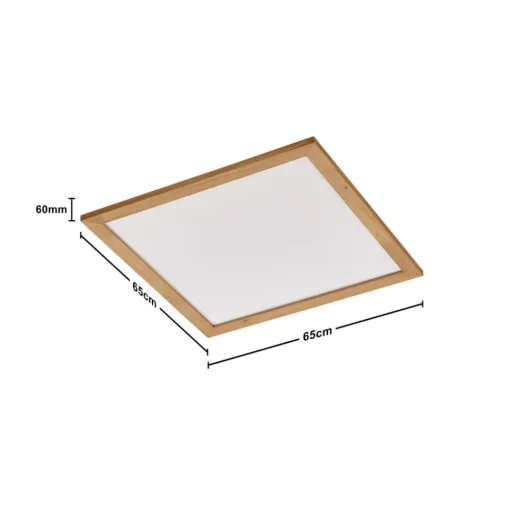 Quitani Aurinor LED paneel, eiken natuur, 68 cm