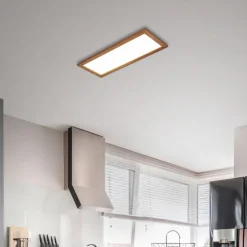 Quitani Aurinor LED paneel, walnoot, 86 cm