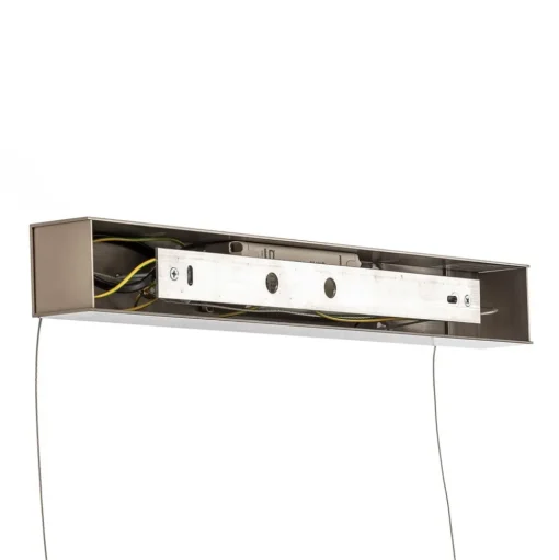 Quitani hanglamp Kiera, eiken/nikkel, 118 cm