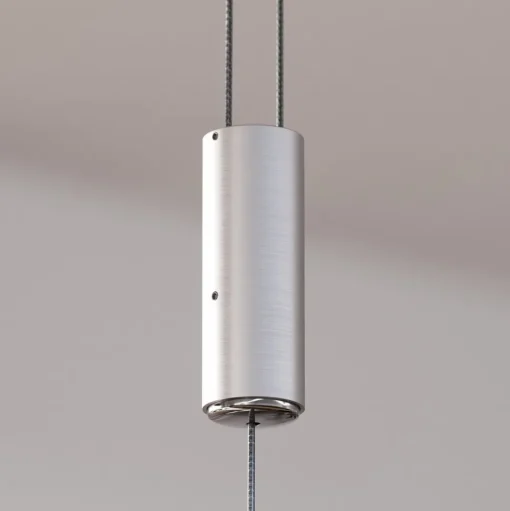 Quitani LED hanglamp Elna, lengte 118 cm, nikkel