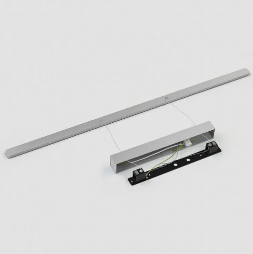 Quitani LED hanglamp Margita, lengte 118 cm, zilver