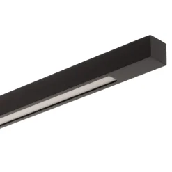 Quitani LED hanglamp Tolu, zwart, lengte 138 cm