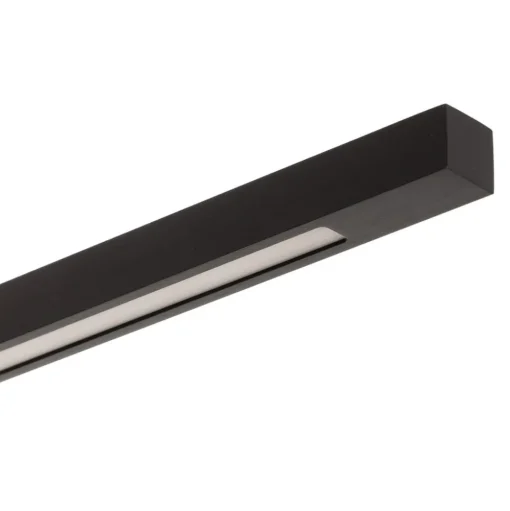 Quitani LED hanglamp Tolu, zwart, lengte 138 cm