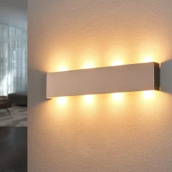 Quitani LED wandlamp Maja, nikkel, breedte 54 cm