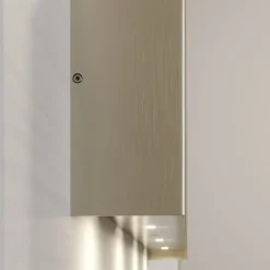 Quitani LED wandlamp Maja, nikkel, breedte 54 cm
