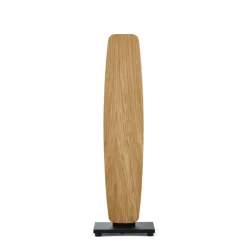 Quitani Persida LED tafellamp, hoogte 50 cm, eiken, 2.700 K