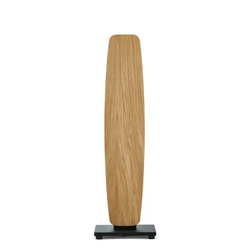 Quitani Persida LED tafellamp, hoogte 50 cm, eiken, 2.700 K
